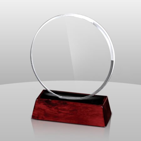 Circle with Rosewood Base Award | AR870